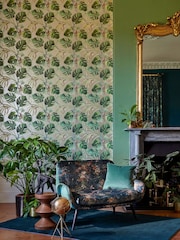 Clarke and Clarke Monkey Business Ebony 10.05M Wallpaper - Image 2 of 3