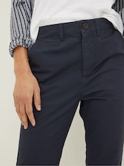 FatFace Blue Farnham Cropped Trousers - Image 4 of 5