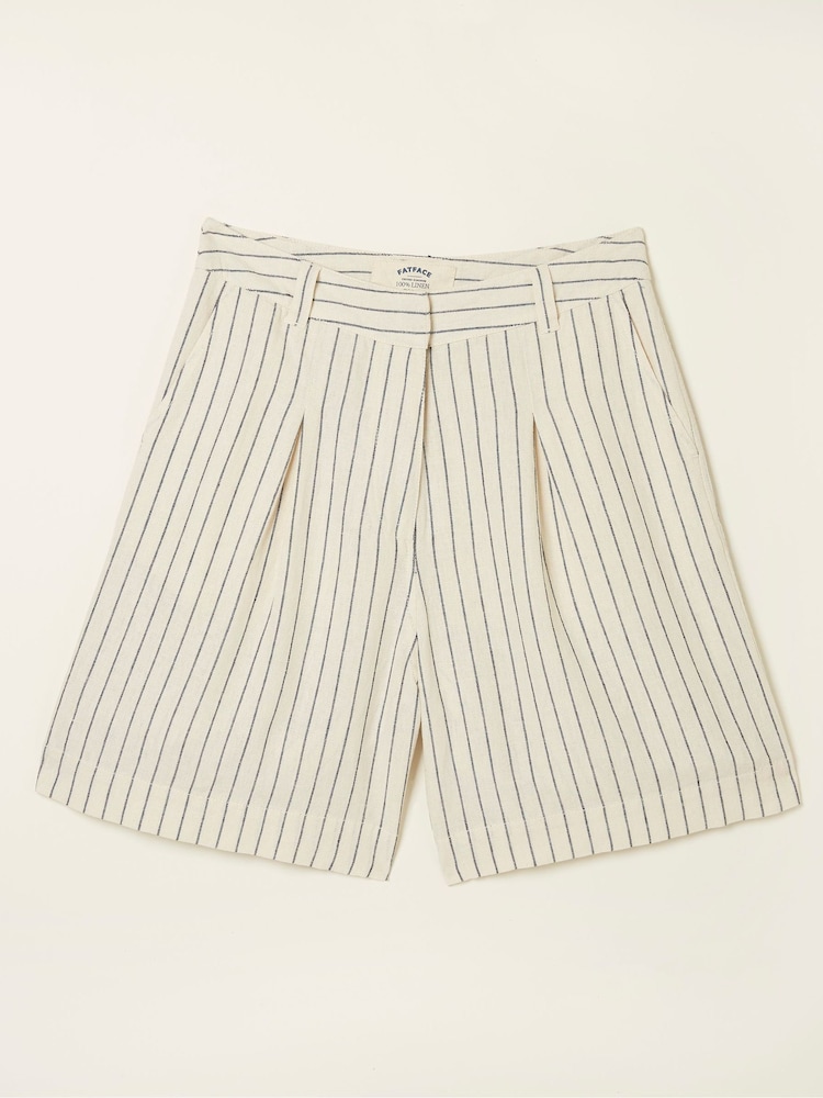 FatFace Deal Leinenshorts in A-Linie mit Streifen - Bild 5 von 5
