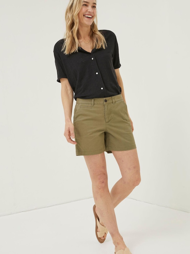 Grün - FatFace Padstow Chinoshorts - Bild 2 von 5 Grün - FatFace Padstow Chinoshorts - Bild 2 von 5