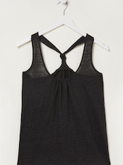 FatFace Black Linen Vest - Image 4 of 4