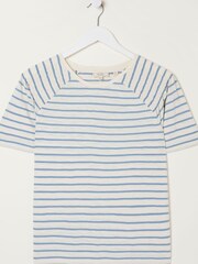 FatFace Blue Skylar Stripe Top - Image 4 of 4