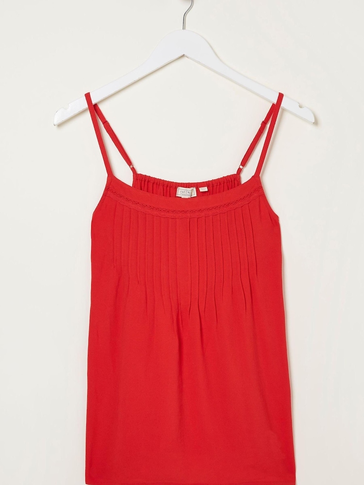 FatFace Red Sian Cami Vest - Image 4 of 4