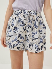 FatFace Natural Batik Flowers Flippy Shorts - Image 1 of 5