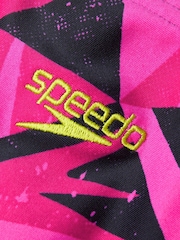 Speedo Black HyperBoom All-Over Medalist Swimsuit - Image 5 of 6