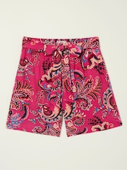 FatFace Pink Faye Festival Floral Shorts - Image 5 of 5