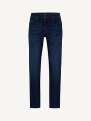 BOSS Navy Blue Maine Straight Fit Stretch Denim Jeans - Image 5 of 5