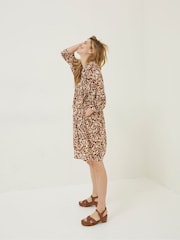 FatFace Brown Floral Scarlett Dress - Image 2 of 6