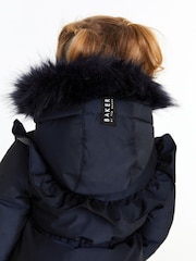 Baker by Ted Baker Shower Resistant Frill Parka - Image 4 of 10
