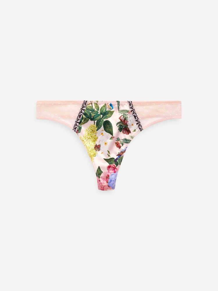 Bele tangice B by Ted Baker Roza Bird cvetlični Žensko spodnje perilo - Slika 1 iz 2 Bele tangice B by Ted Baker Roza Bird cvetlični Žensko spodnje perilo - Slika 1 iz 2