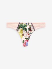 Bele tangice B by Ted Baker Roza Bird cvetlični Žensko spodnje perilo - Slika 2 iz 2