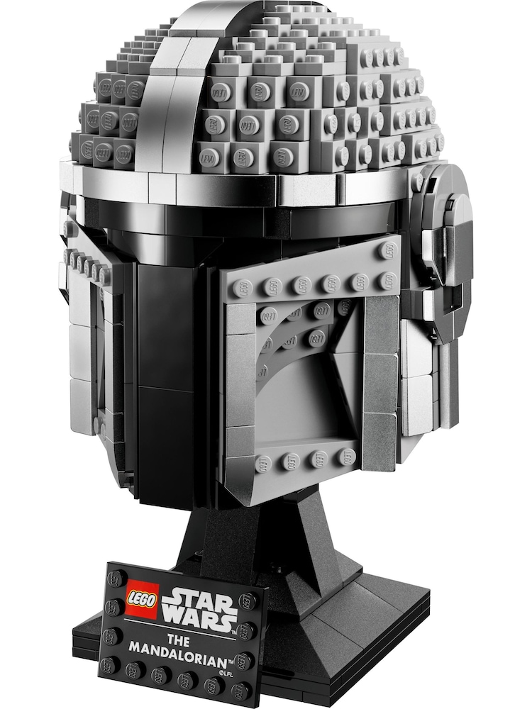 LEGO Star Wars The Mandalorian Helmet Model Adult Set 75328 - Image 3 of 9