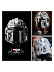 LEGO Star Wars The Mandalorian Helmet Model Adult Set 75328 - Image 7 of 9