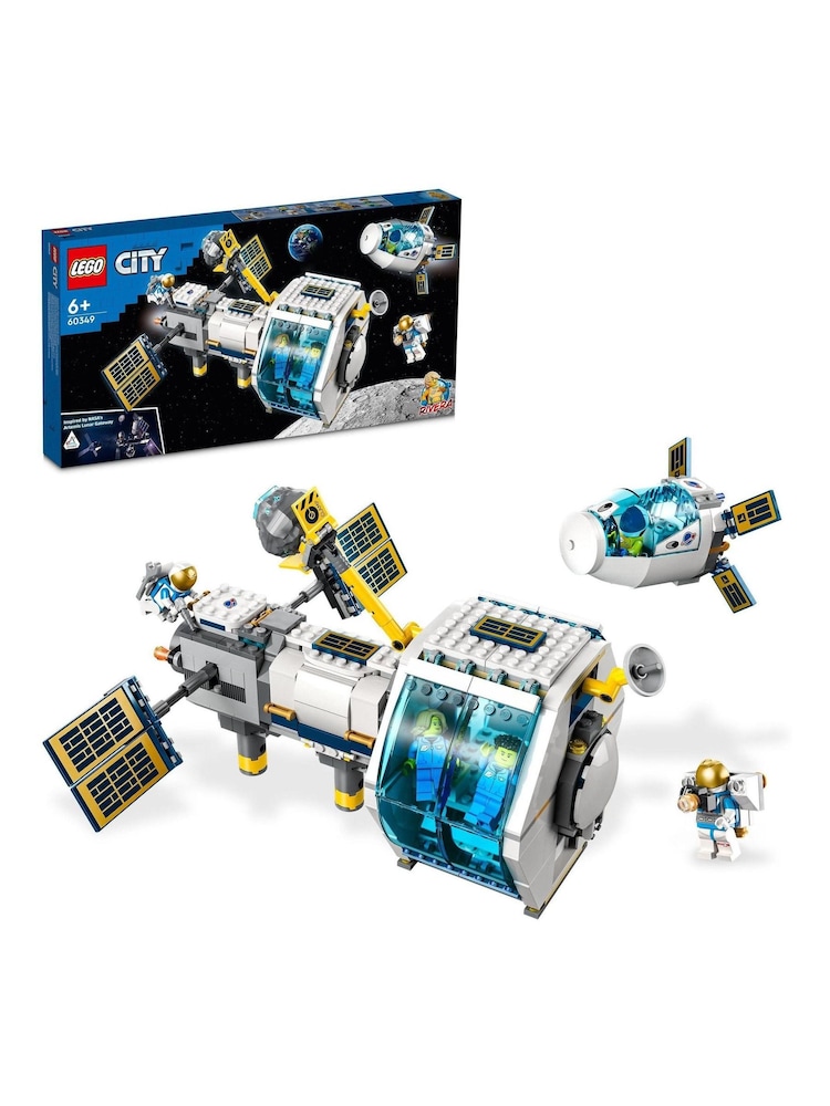 LEGO City Lunar Space Station Toy Model Building Set 60349 - Image 1 of 10