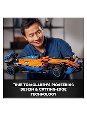 LEGO Technic McLaren Formula 1 2022 Race Car Model Set 42141 - Image 8 of 9