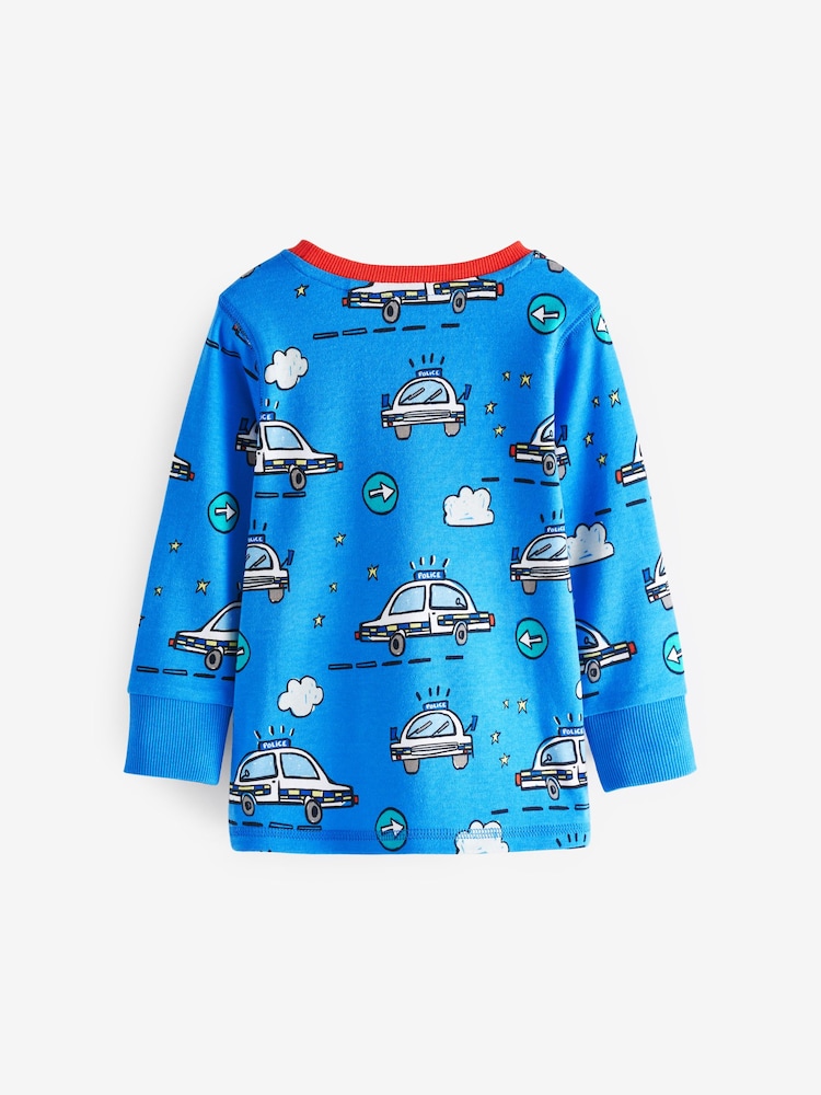 Red/Blue Emergency Transport Snuggle Pyjamas 3 Pack (9mths-10yrs) - Image 5 of 9