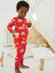 Rot/Blau/Rettungswagen - Kuschelpyjamas im 3er-Pack (9 M.–10 J.) - Bild 6 von 9