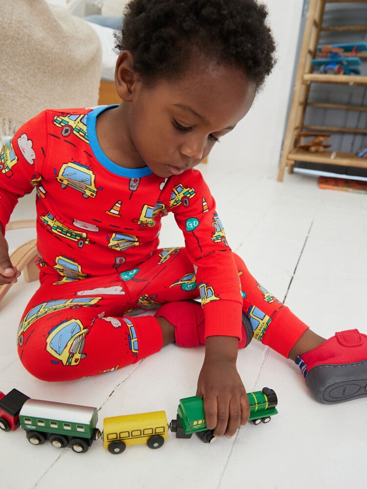 Red/Blue Emergency Transport Snuggle Pyjamas 3 Pack (9mths-10yrs) - Image 8 of 9