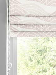 MissPrint Pink 100% Cotton Frontier Made to Measure Roman Blind - Image 2 of 6