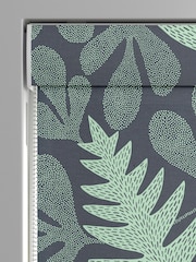 MissPrint Blue 100% Cotton Deep Sea Made to Measure Roman Blind - Image 3 of 6