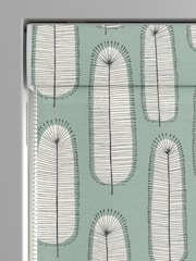 MissPrint Green 100% Cotton Bloom Blossom Made to Measure Roman Blind - Image 3 of 6