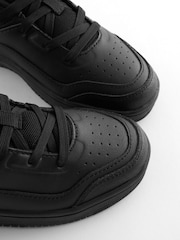 Black School Leather Lace-Up Shoes - Image 5 of 5