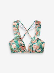 FatFace Paradise Bikinioberteil mit Rüschen - Bild 4 von 4