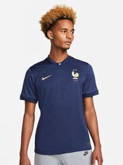 Nike Blue Blank France Stadium Home Football Shirt - Image 1 of 11