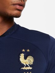 Nike Blue Blank France Stadium Home Football Shirt - Image 6 of 11