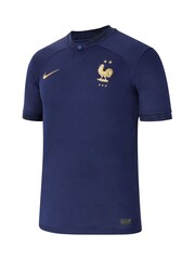 Nike Blue Blank France Stadium Home Football Shirt - Image 9 of 11