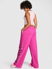 Victoria's Secret Pink Fire Sequin Wide Leg Fleece Joggers - Image 2 of 3