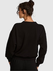 Victoria's Secret Pink Pure Black V-Neck Sweatshirt - Image 2 of 2
