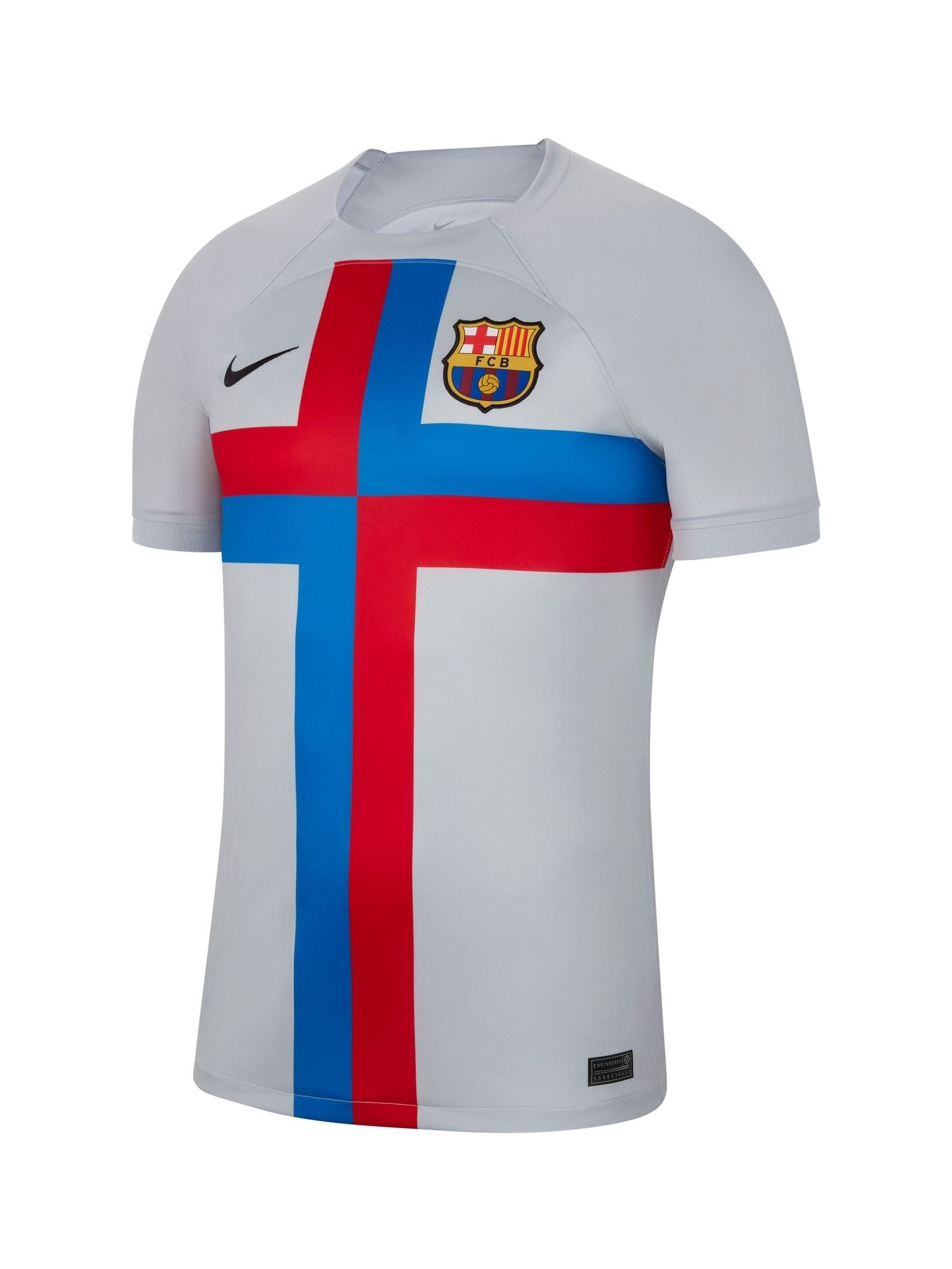 Buy Nike Grey Blank F.C. Barcelona 22/23 Third Football Shirt from Next  Luxembourg
