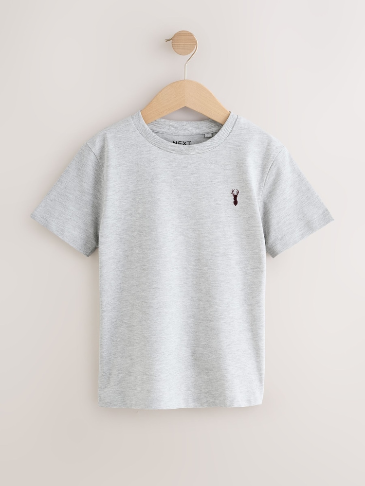 Women's Cotton Scoop Neck Crop Top – Ash Rose, Medium – Basic Short Sleeve Tee
