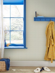 Joules Coast Blue Beckett Star Wallpaper Sample Wallpaper - Image 1 of 3