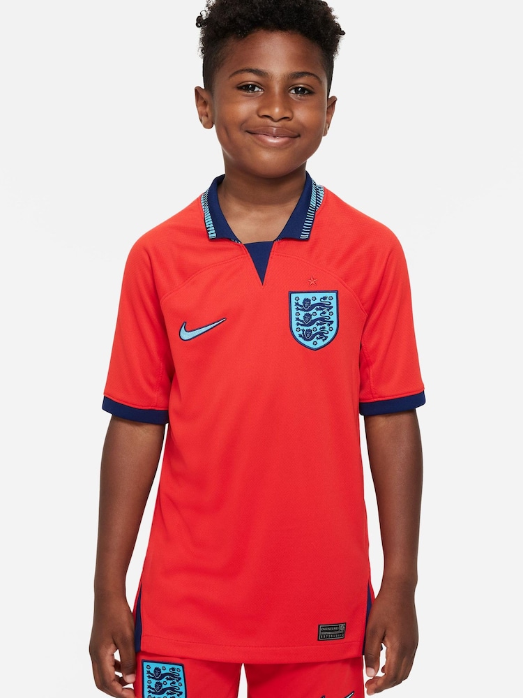 Nike Red Blank England Stadium Away Junior Football Shirt - Image 1 of 18