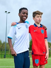 Nike Red Blank England Stadium Away Junior Football Shirt - Image 12 of 18