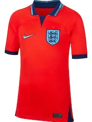 Nike Red Blank England Stadium Away Junior Football Shirt - Image 15 of 18