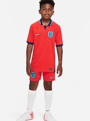 Nike Red Blank England Stadium Away Junior Football Shirt - Image 3 of 18