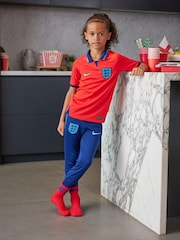 Nike Red Blank England Stadium Away Junior Football Shirt - Image 8 of 18
