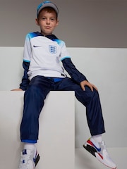 Nike White Blank England Stadium Home Junior Football Shirt - Image 6 of 6
