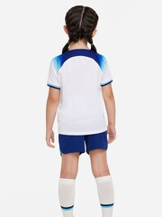 Nike White Blank Little Kids England Home Football Kit - Image 2 of 6