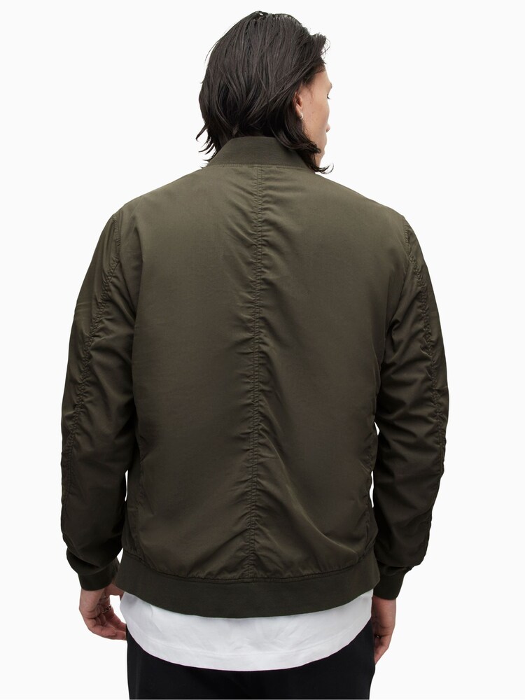 AllSaints Brown Bassett Bomber - Image 2 of 6