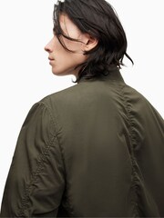 AllSaints Brown Bassett Bomber - Image 6 of 6