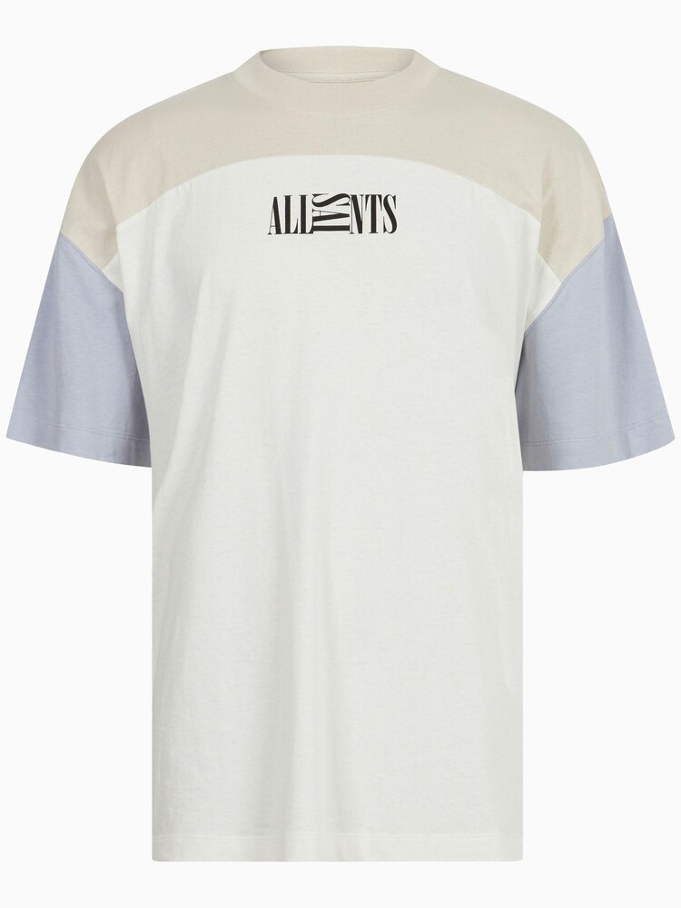 AllSaints White Kai Short Sleeve 100% Cotton Crew T-Shirt - Image 5 of 5