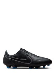 Nike Black Tiempo Legend 9 Pro Firm Ground Football Boots - Image 1 of 9