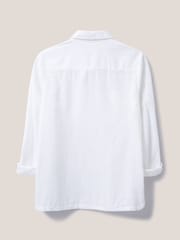 White Stuff Ivory White Emilia 100% Cotton Shirt - Image 5 of 6
