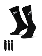 Čierna - Balenie základných ponožiek Nike Everyday Essential 3 ks - Obrázok 1 z 4