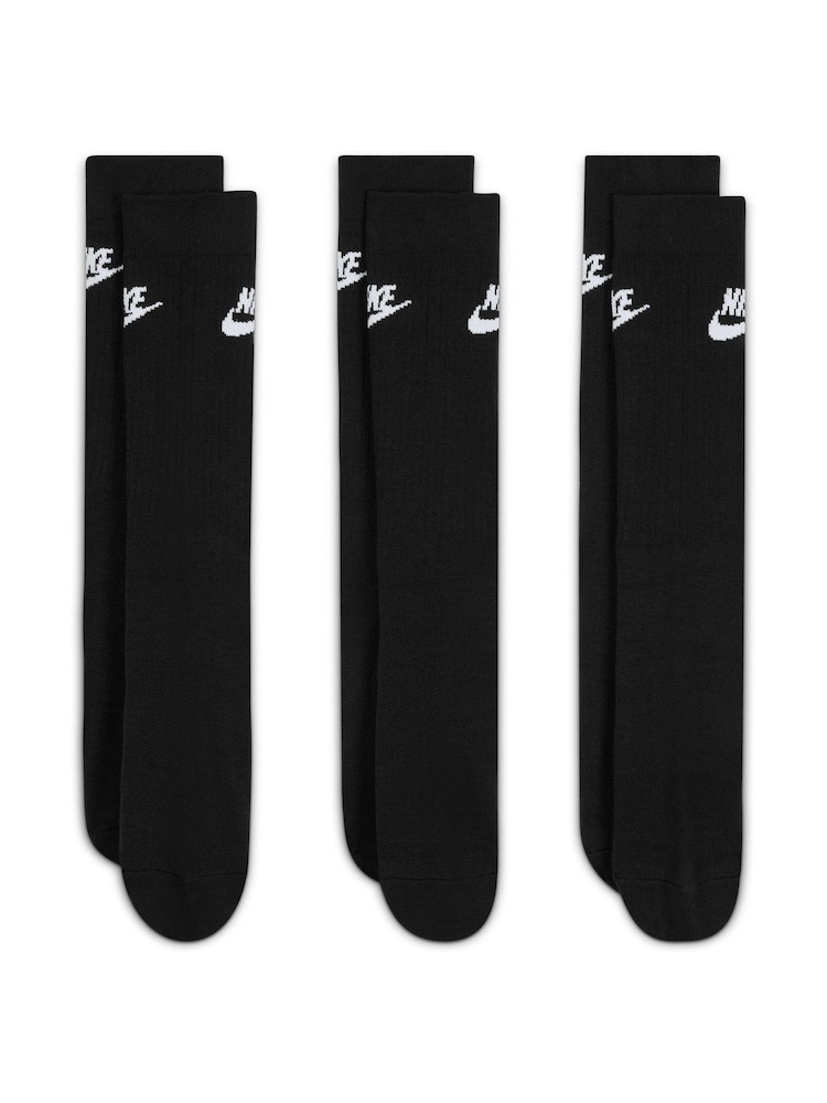 Čierna - Balenie základných ponožiek Nike Everyday Essential 3 ks - Obrázok 2 z 4