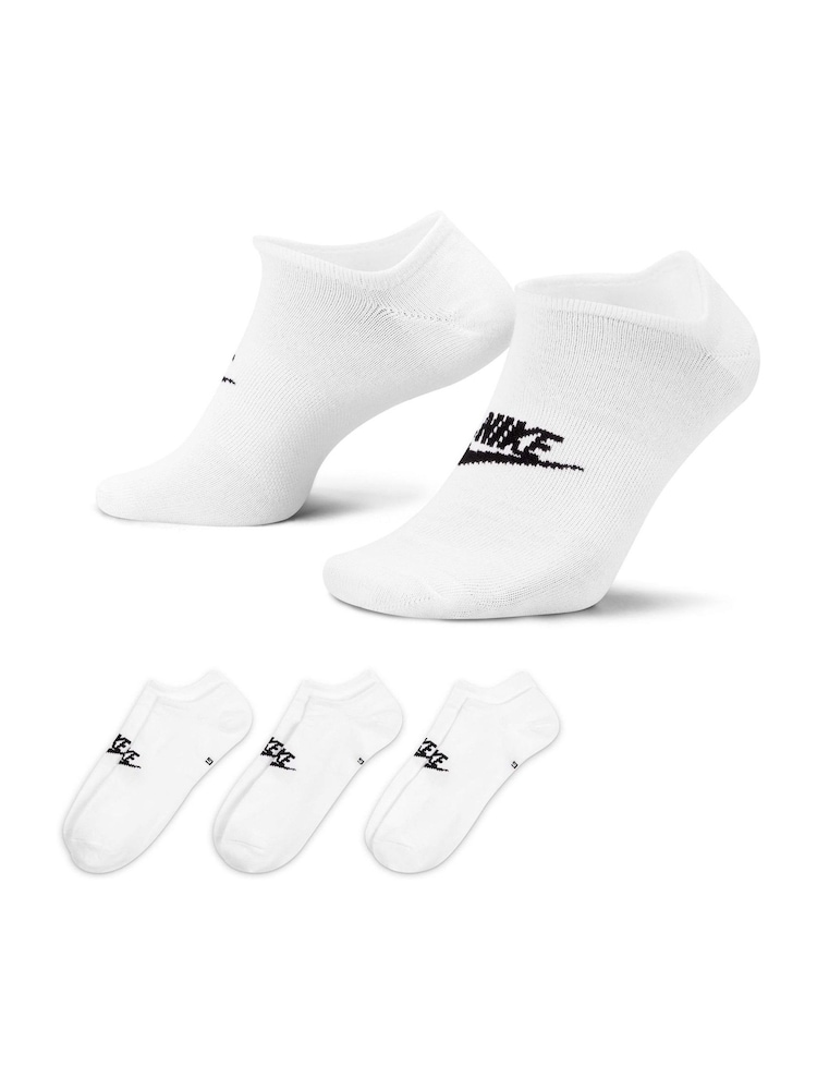 Nike White Everyday Essential Ankle Socks 3 Pack - Image 1 of 4